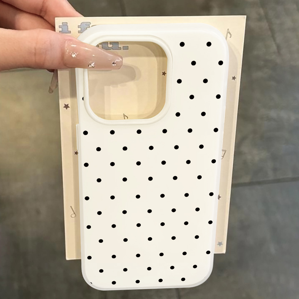 Samsung Galaxy S24 - Coque minimaliste à pois anti-poussière pour